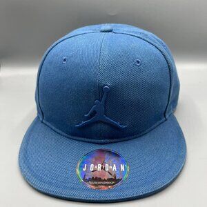 Air Jordan Hat Men 7 Blue Jumpman‎ Fitted Cap